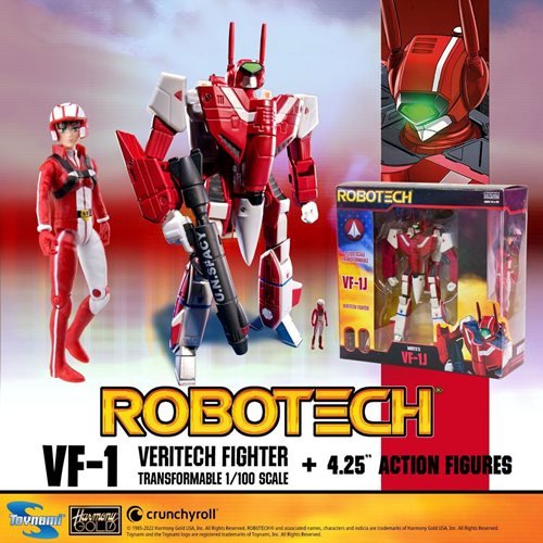 Toynami - Robotech - VF-1J Transformable Veritech Fighter and Miriya Sterling Two-Pack