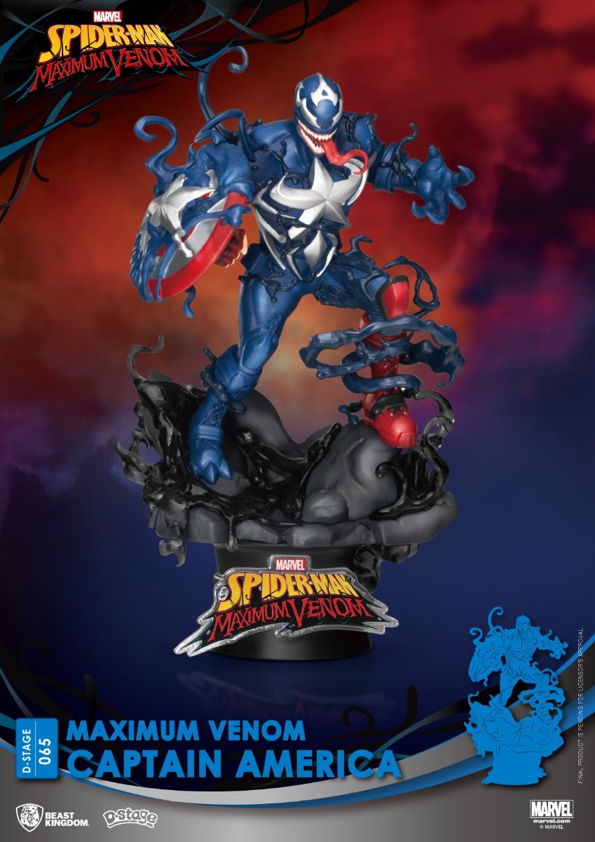 Beast Kingdom - Maximum Venom DS-065 Captain America D-Stage Series 6