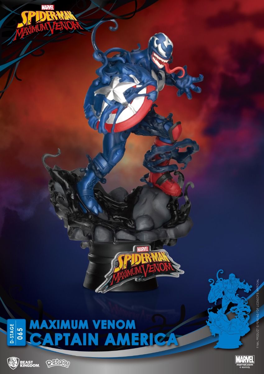 Beast Kingdom - Maximum Venom DS-065 Captain America D-Stage Series 6