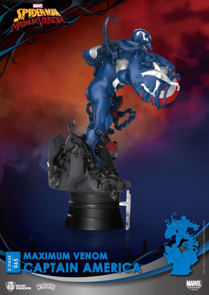 Beast Kingdom - Maximum Venom DS-065 Captain America D-Stage Series 6