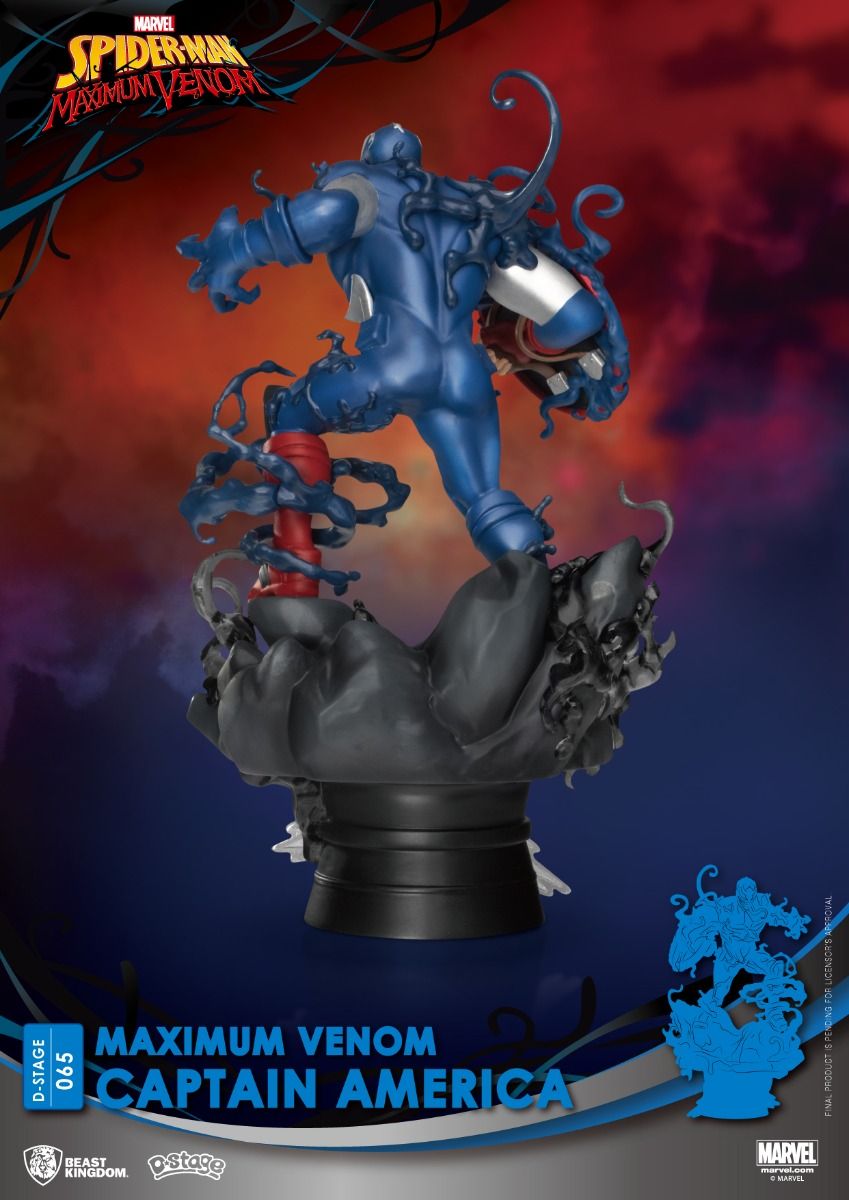 Beast Kingdom - Maximum Venom DS-065 Captain America D-Stage Series 6