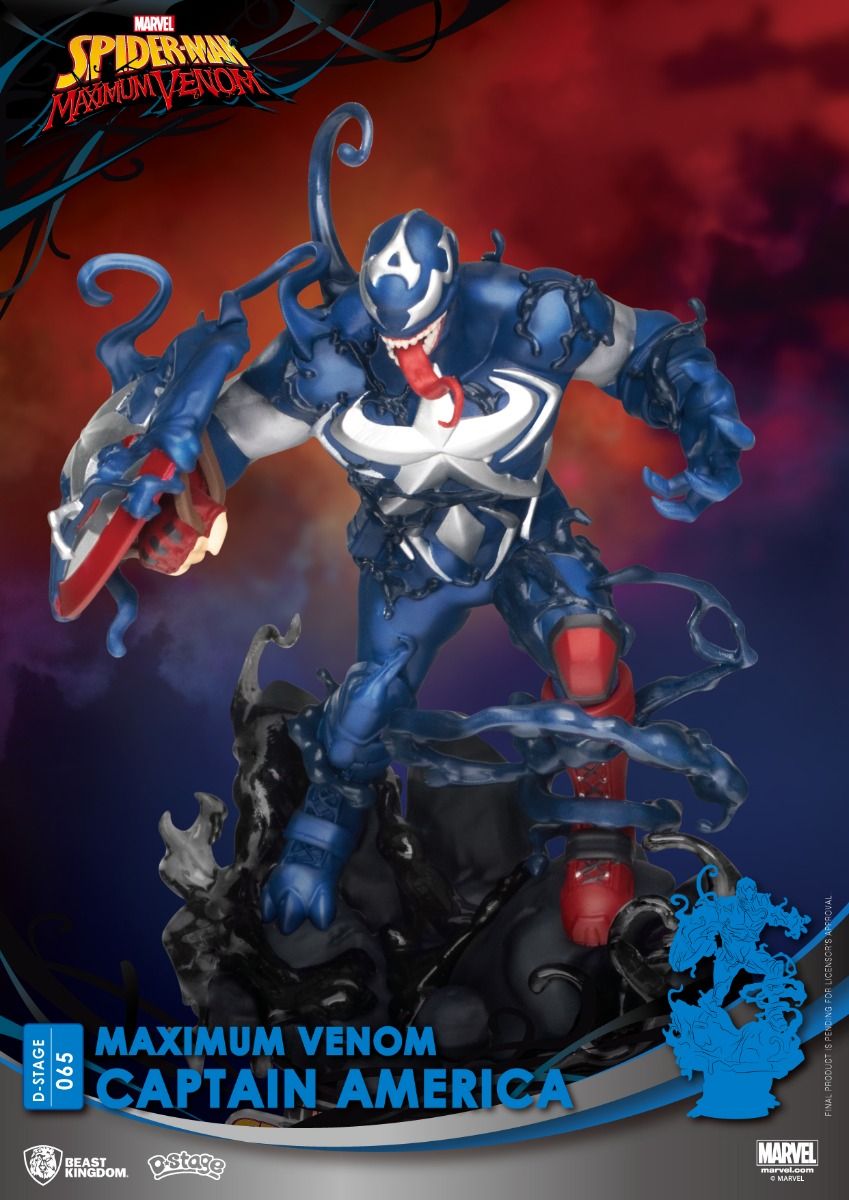 Beast Kingdom - Maximum Venom DS-065 Captain America D-Stage Series 6