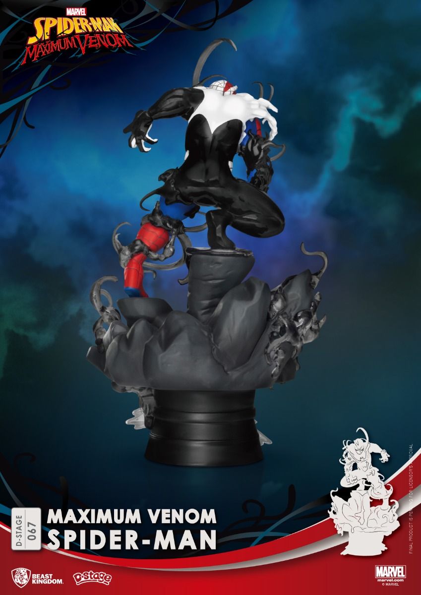 Beast Kingdom - Maximum Venom DS-067 Spider-Man D-Stage Series 6