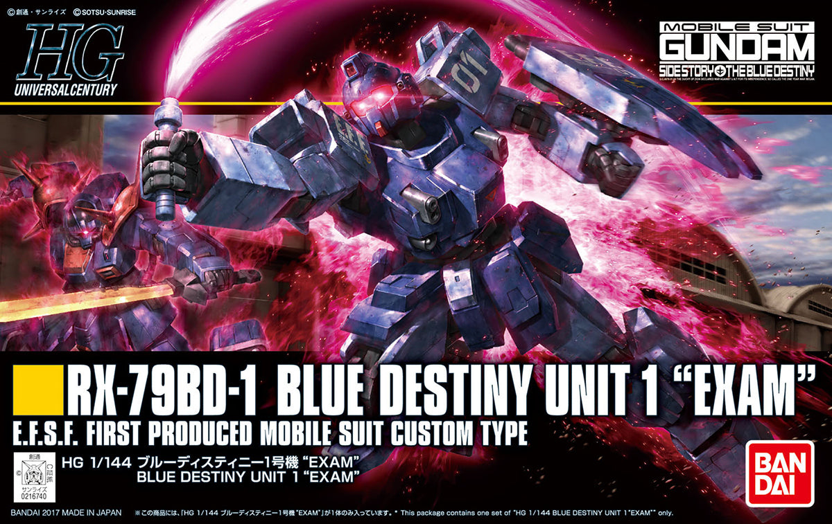 HGUC - RX-79BD-1 Blue Destiny Unit 1 "EXAM"