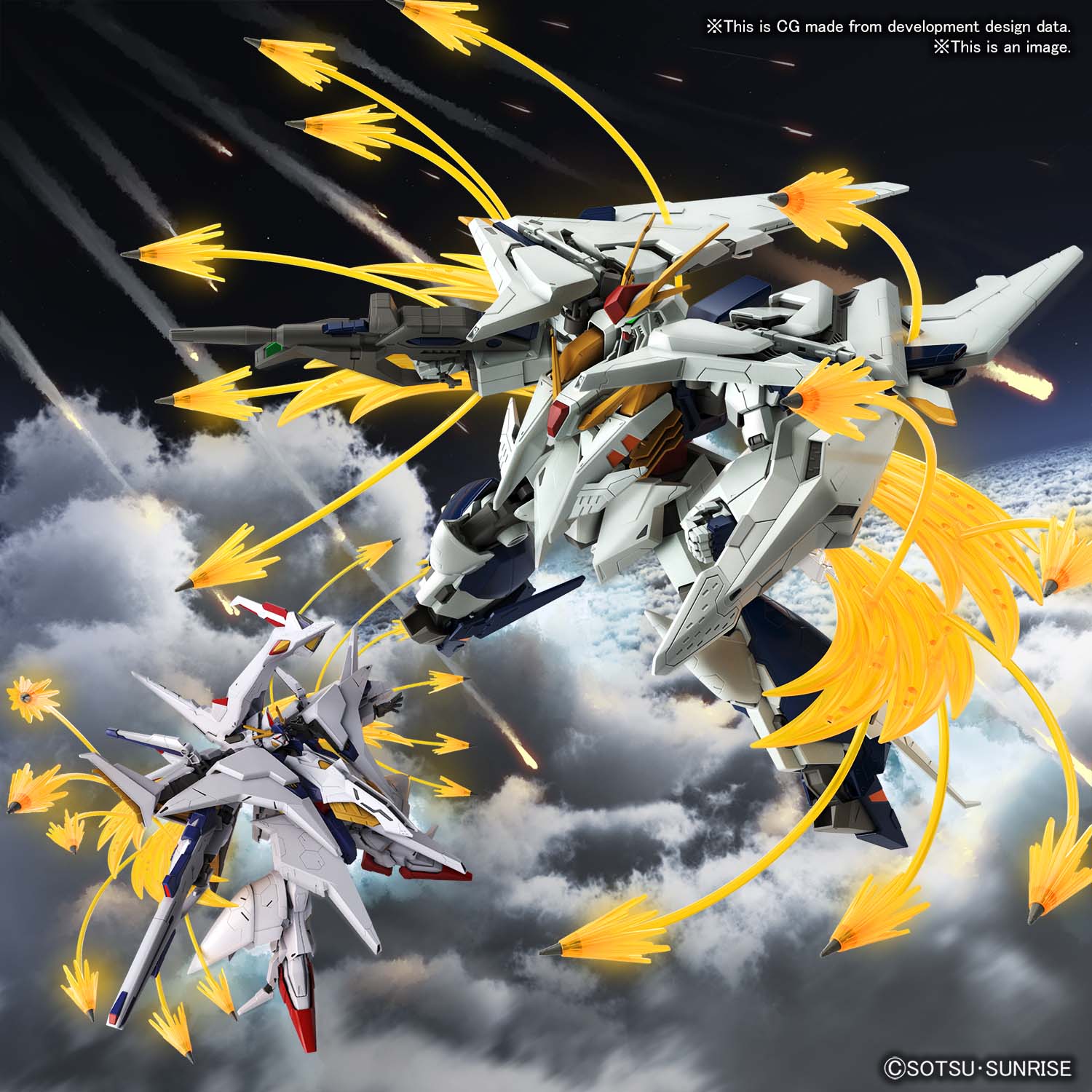 HGUC - Xi Gundam VS Penelope Funnel Missile Effect Set