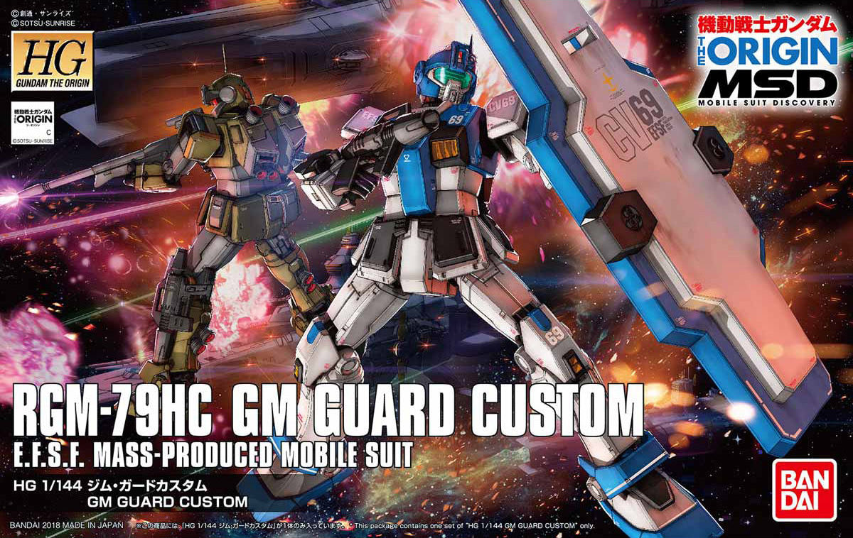 HGUC - RGM-79HC GM Guard Custom The Origin MSD