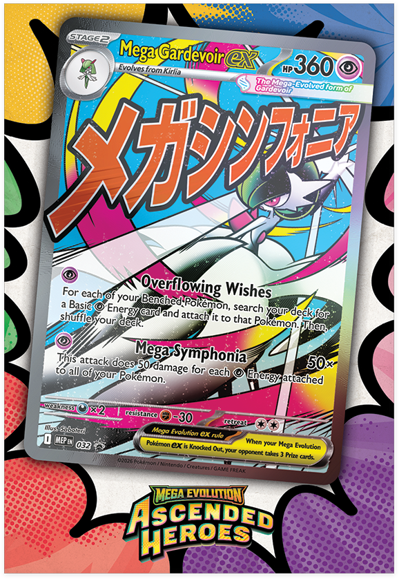 Pokemon TCG - Mega Evolution - Ascended Heroes- Premium Poster Collection [Mega Gardevoir/Mega Lucario]