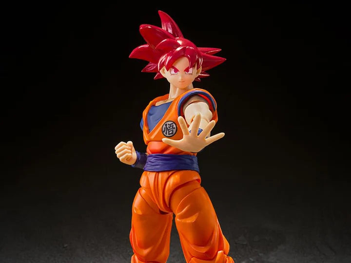 S.H. Figuarts - Dragon Ball Super- SSG Goku [Saiyan God Instilled With the Light of Righteous Hearts]