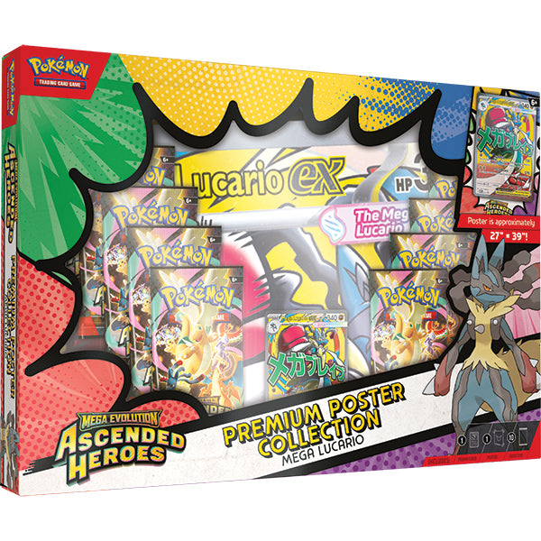 Pokemon TCG - Mega Evolution - Ascended Heroes - Premium Poster Collection