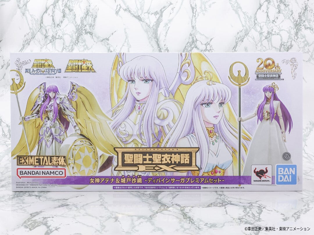 Saint Myth Cloth - EXMetal - Goddess Athena & Saori Kido [Divine Saga