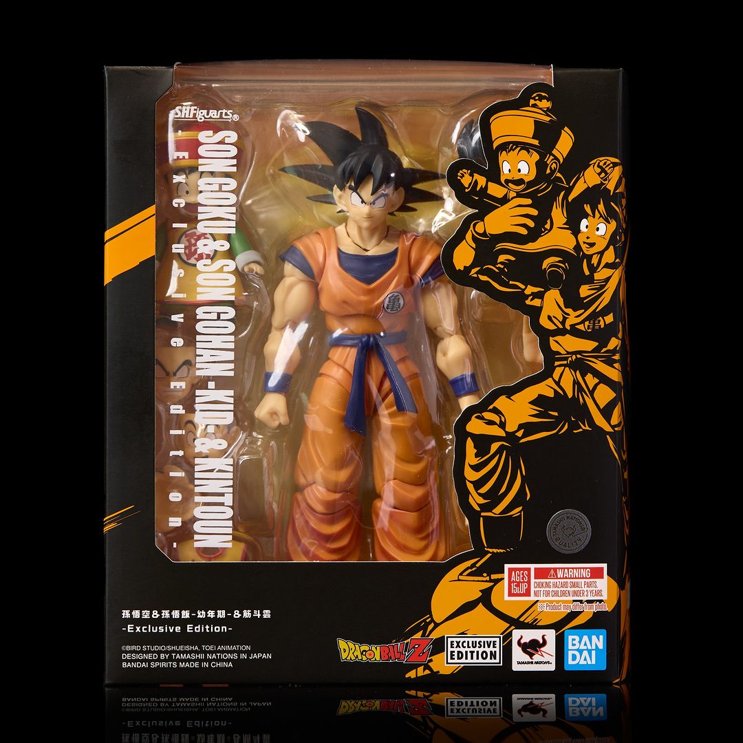 S.H. Figuarts - Dragon Ball Z - Son Goku & Son Gohan 2024 Event Exclusive