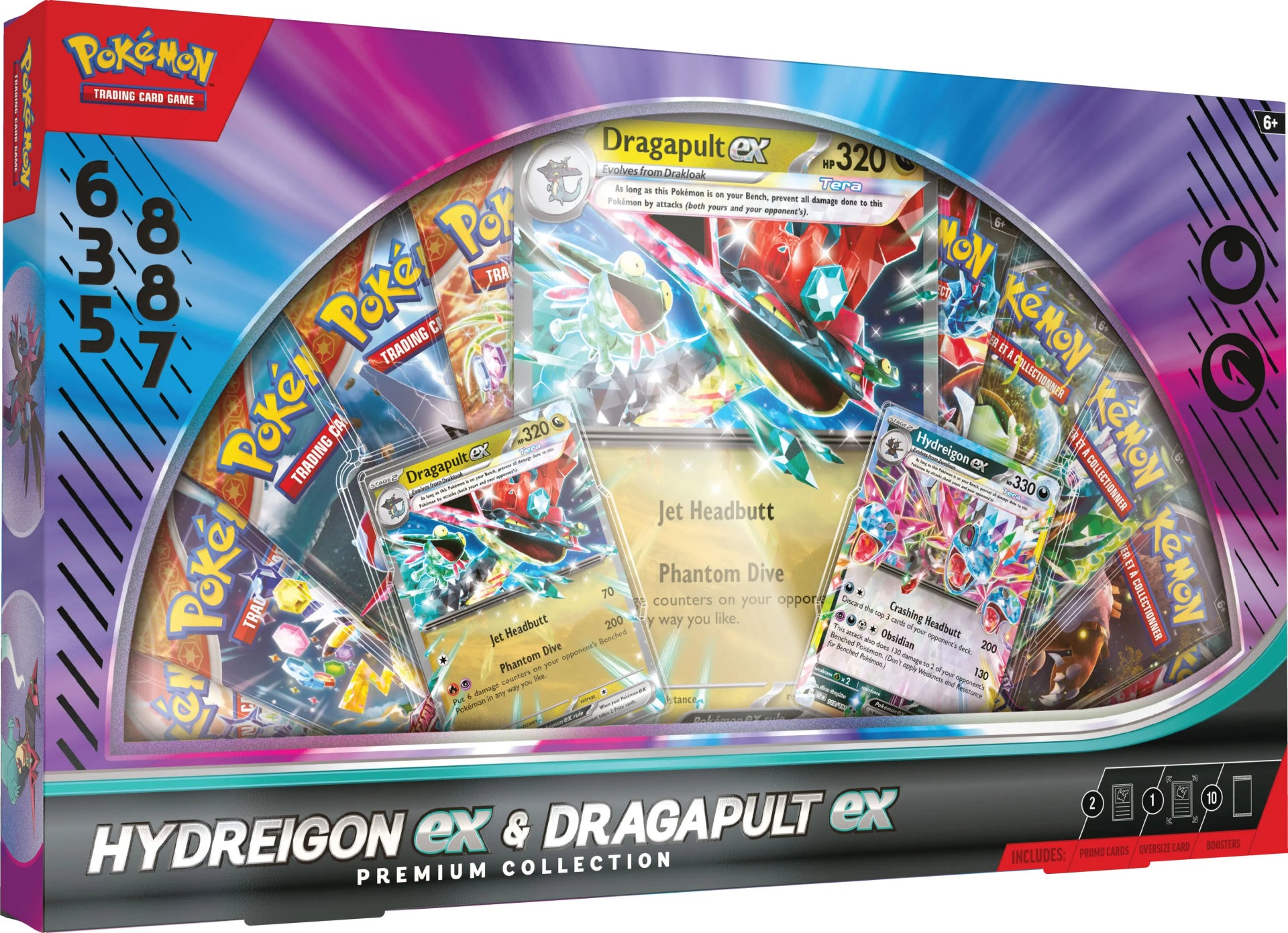 Pokemon TCG - Dragapult ex & Hydreigon ex Premium Collection