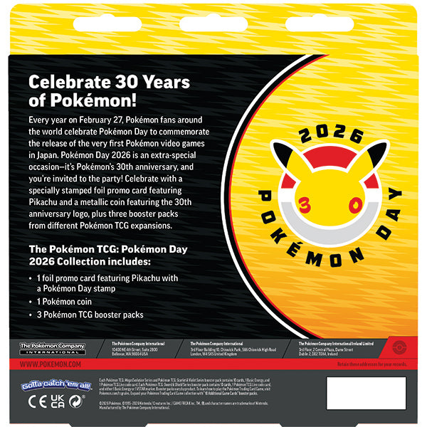 Pokemon TCG - Pokemon Day 2026 Collection