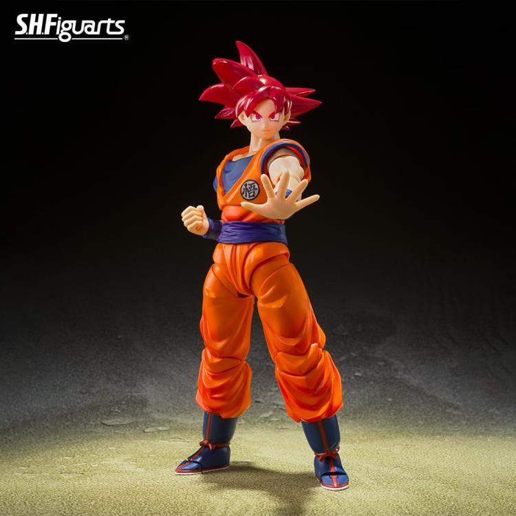 S.H. Figuarts - Dragon Ball Super- SSG Goku [Saiyan God Instilled With the Light of Righteous Hearts]