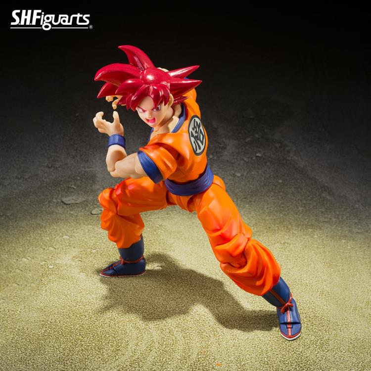 S.H. Figuarts - Dragon Ball Super- SSG Goku [Saiyan God Instilled With the Light of Righteous Hearts]