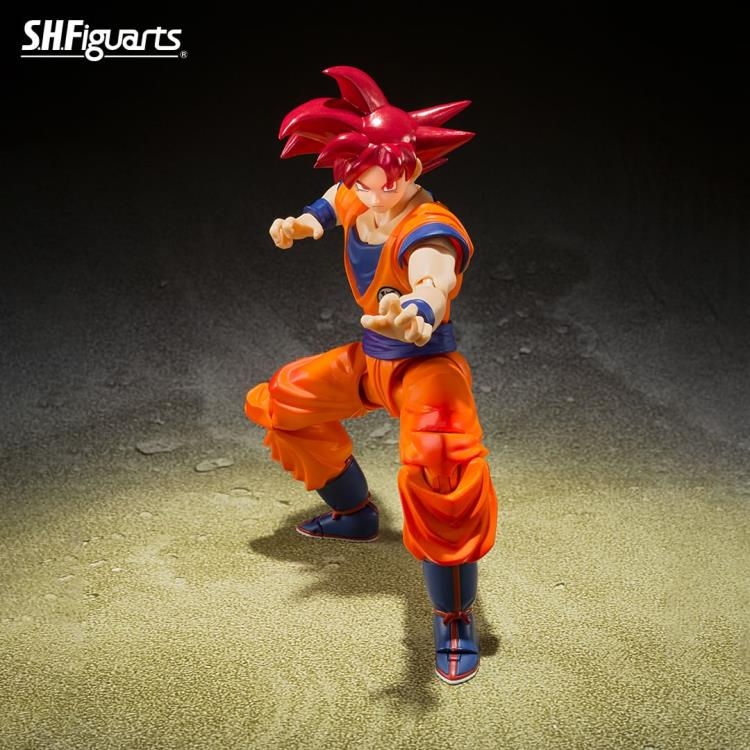 S.H. Figuarts - Dragon Ball Super- SSG Goku [Saiyan God Instilled With the Light of Righteous Hearts]