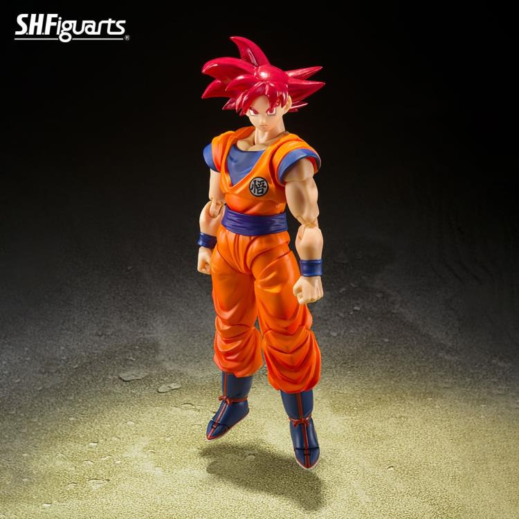 S.H. Figuarts - Dragon Ball Super- SSG Goku [Saiyan God Instilled With the Light of Righteous Hearts]