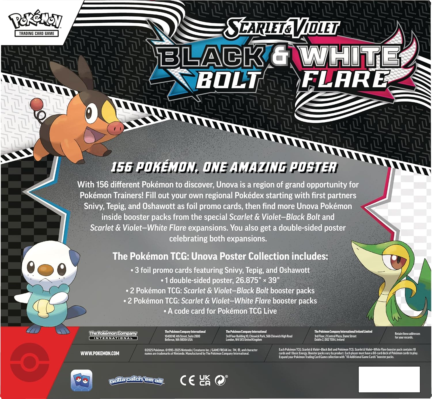 Pokemon TCG - Scarlet & Violet - Unova Poster Collection