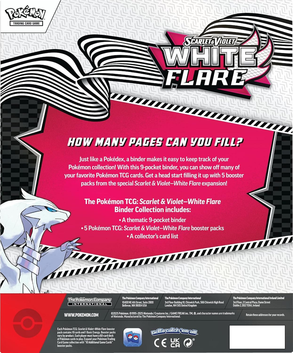 Pokemon TCG - Scarlet & Violet - White Flare Binder Box