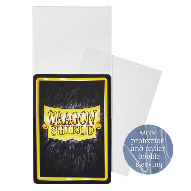 Dragon Shield - Sleeves - Perfect Fit Thick Inner Sleeves [Clear/Clear]