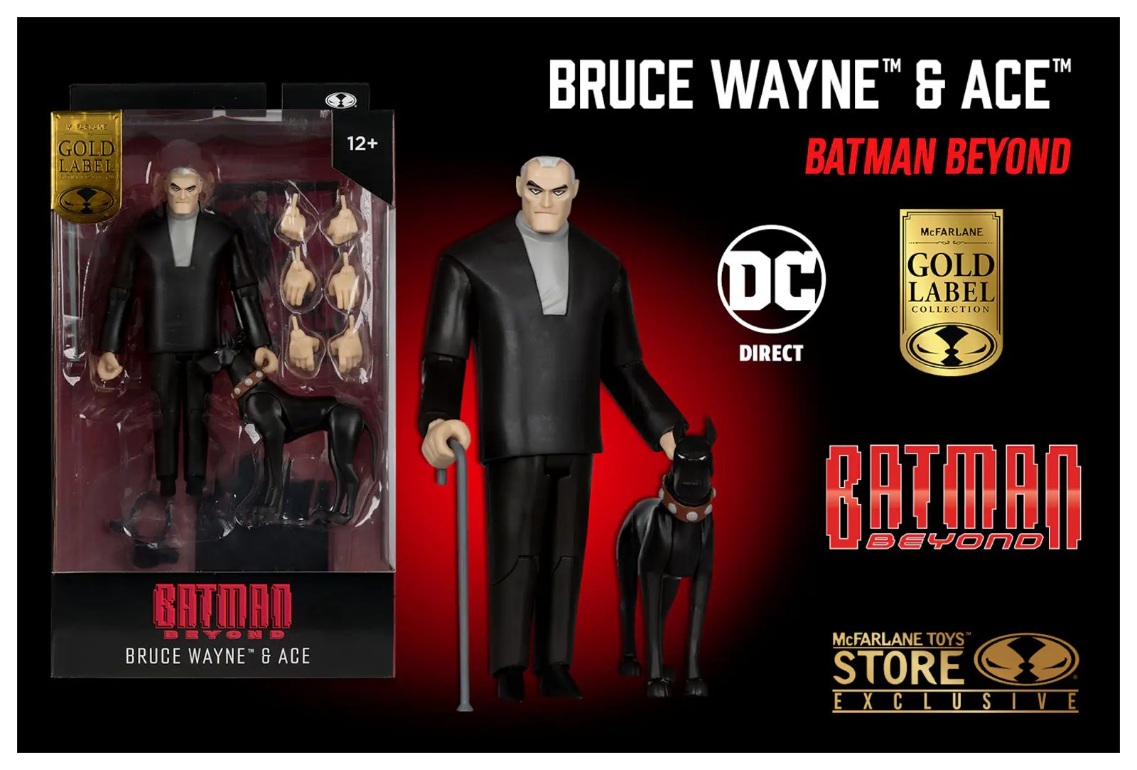 DC Multiverse - Batman Beyond - Bruce Wayne & Ace SDCC 2024 Exclusive