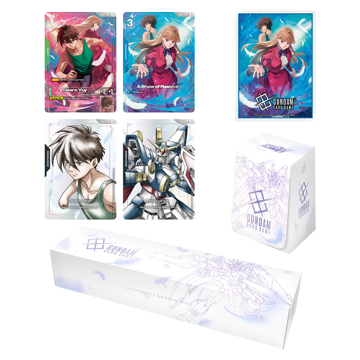 Gundam Card Game - PB01 - Gundam Wing Premium Accessory Box