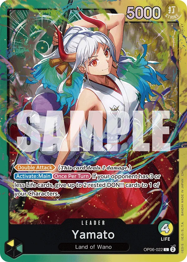 One Piece Card Game - ST-28 - Green/Yellow Yamato