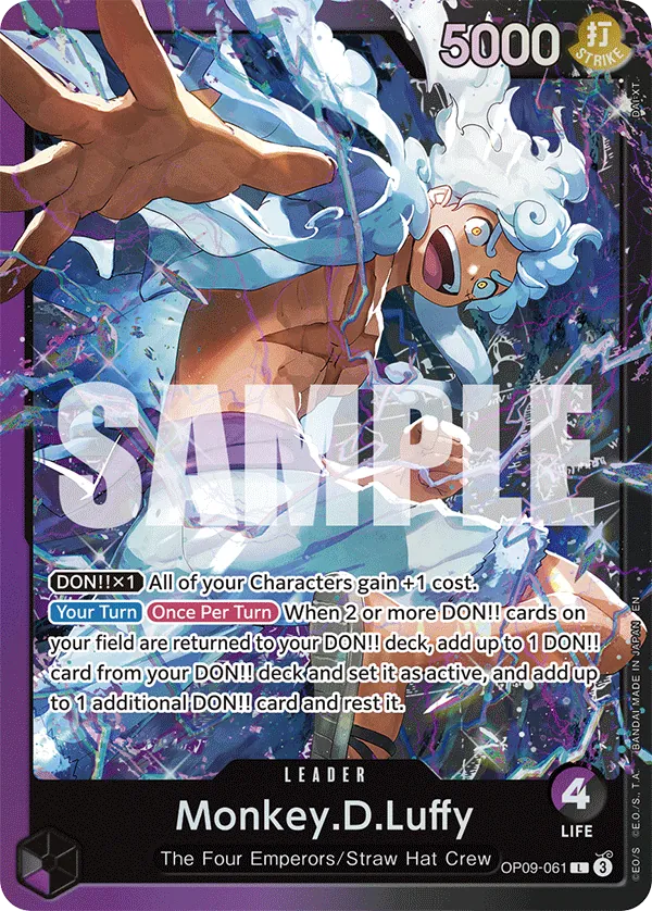 One Piece Card Game - ST-26 - Purple/Black Monkey.D.Luffy