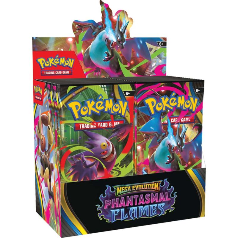 Pokemon TCG - Mega Evolution - Phantasmal Flames - Booster Display