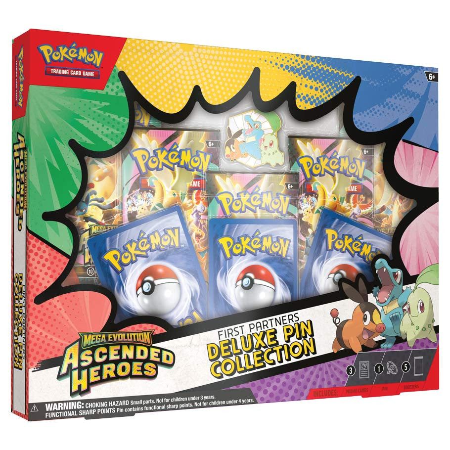 Pokemon TCG - Mega Evolution - First Partners Deluxe Pin Collection