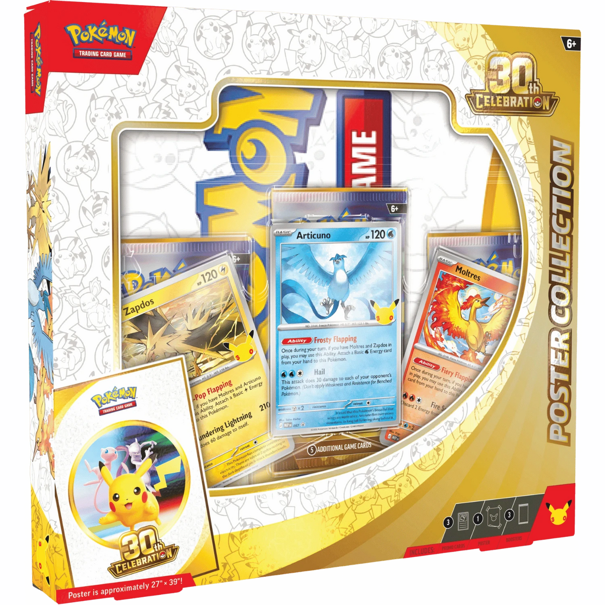 Pokemon TCG - 30th Celebration [Poster Collection][6 Pack]