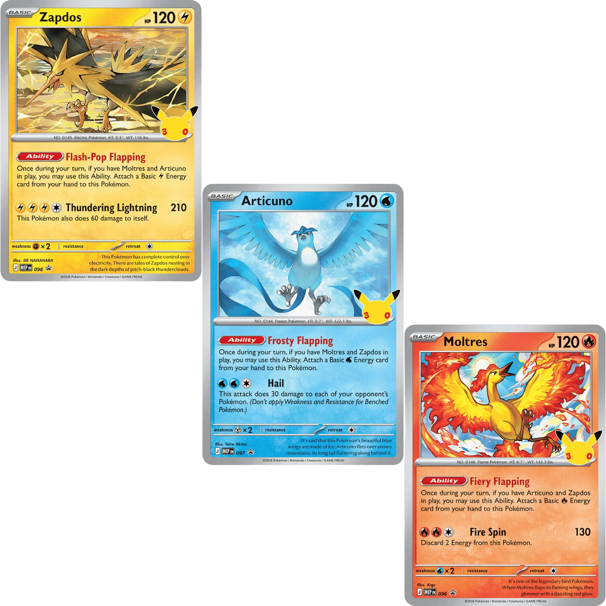Pokemon TCG - 30th Celebration [Poster Collection][6 Pack]
