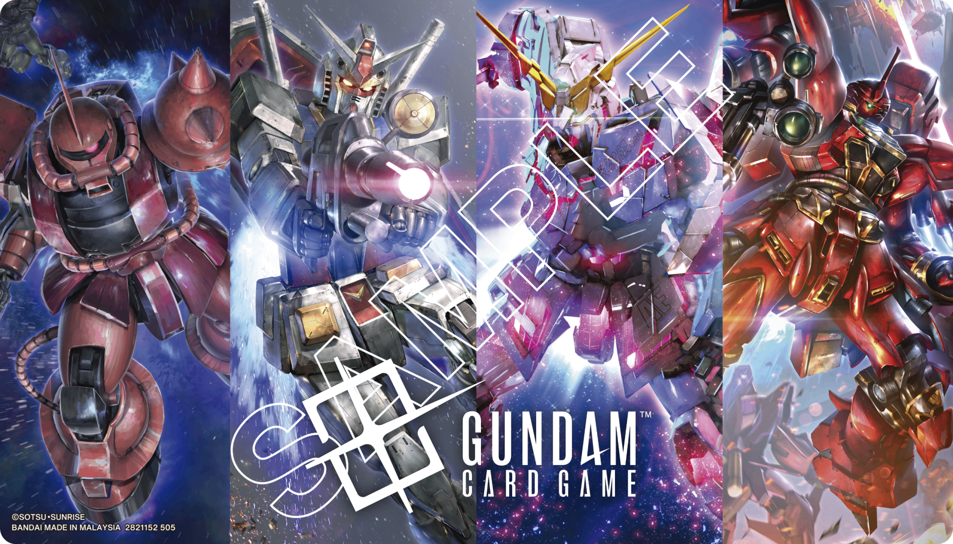 Gundam Card Game - EVX-01 - Accessory and Card Set [First Combat]