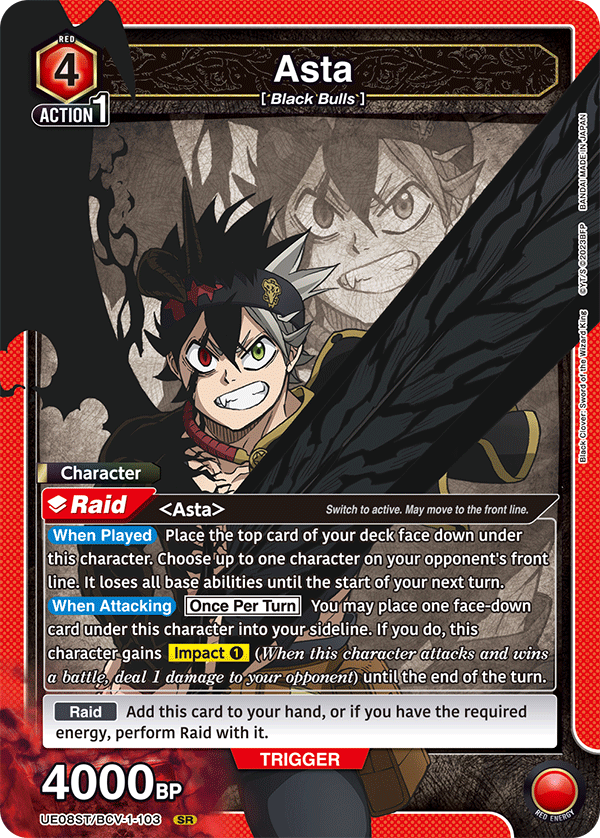 Union Arena TCG - UE08ST - Black Clover