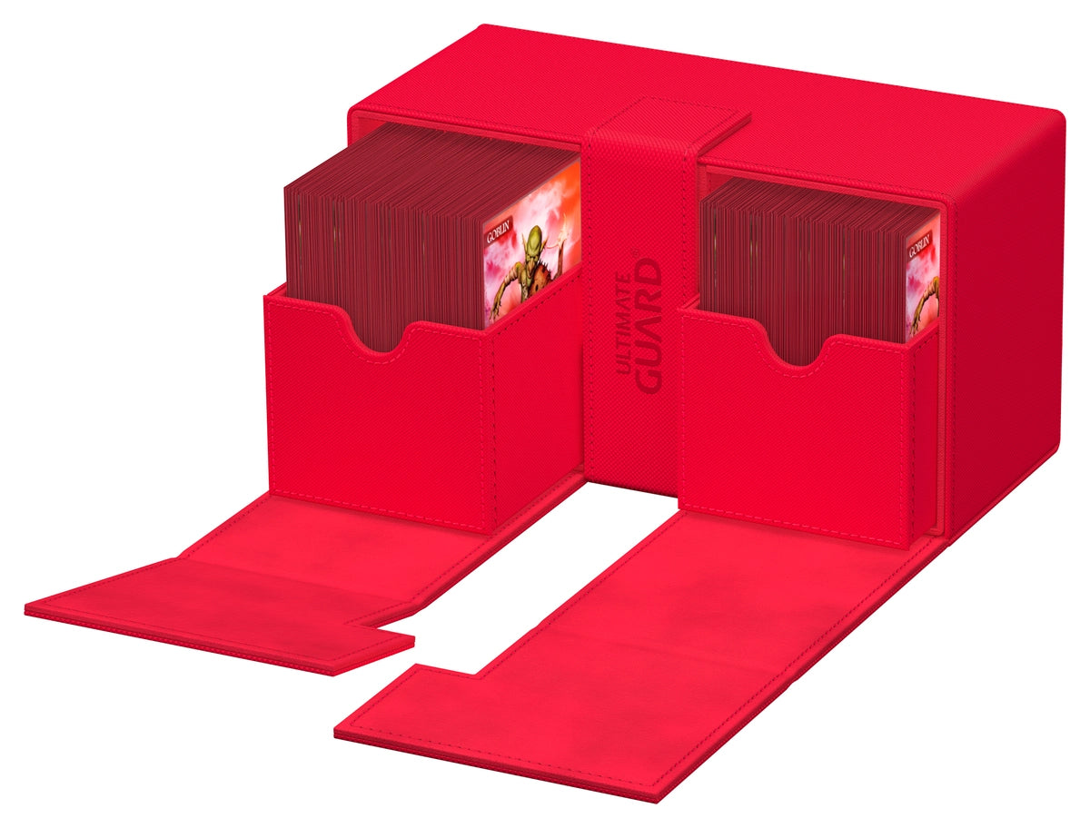 Ultimate Guard - Twin Flip'n'Tray 200+ Xenoskin - Red