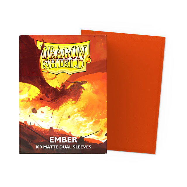 Dragon Shield - Sleeves - Standard Dual-Matte[Ember]