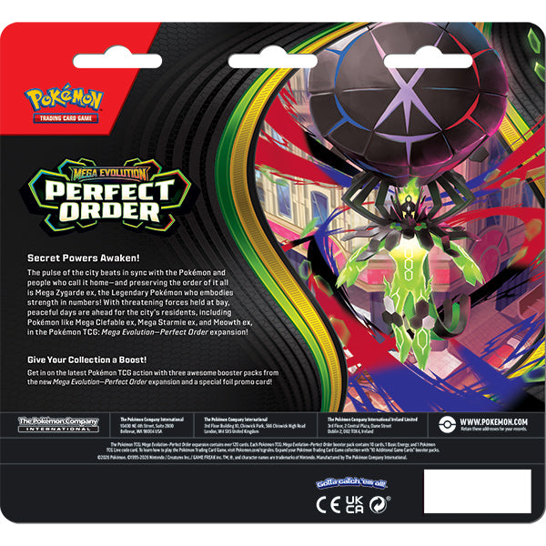 Pokemon TCG - Mega Evoluition - Perfect Order [3-Booster Blister]