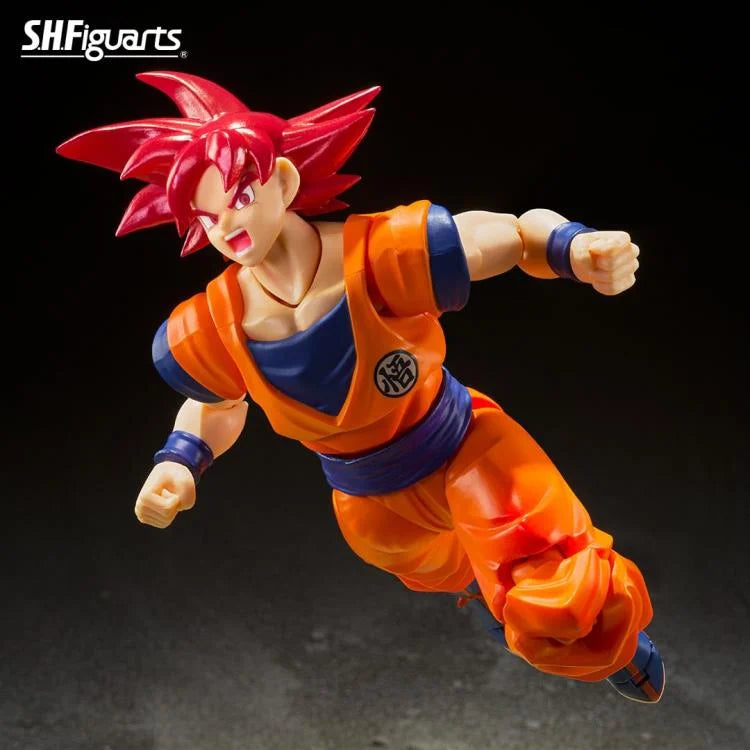 S.H. Figuarts - Dragon Ball Super- SSG Goku [Saiyan God Instilled With the Light of Righteous Hearts]