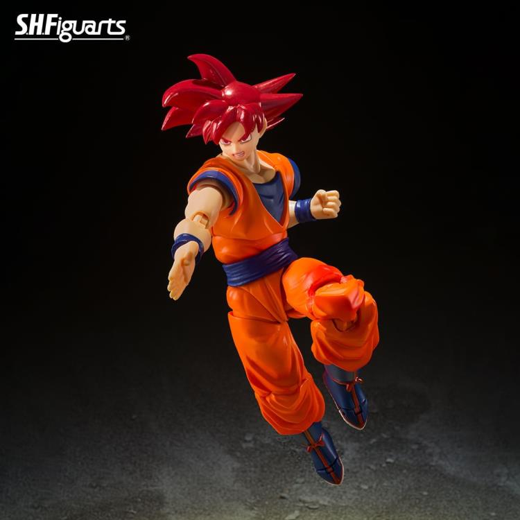 S.H. Figuarts - Dragon Ball Super- SSG Goku [Saiyan God Instilled With the Light of Righteous Hearts]