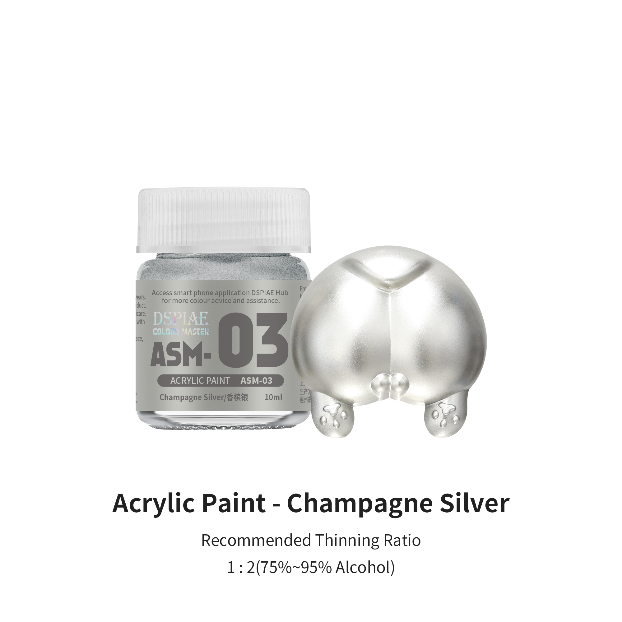 ASM-3 - Champagne Silver