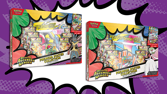 Pokemon TCG - Mega Evolution - Ascended Heroes- Premium Poster Collection [Mega Gardevoir/Mega Lucario]