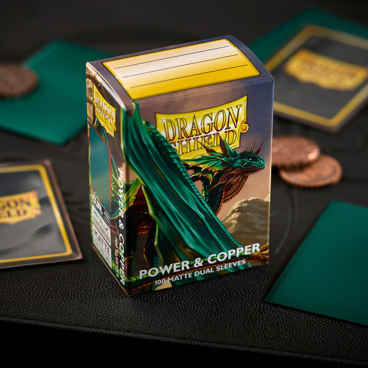 Dragon Shield - Sleeves - Standard Dual-Matte[Power & Copper]