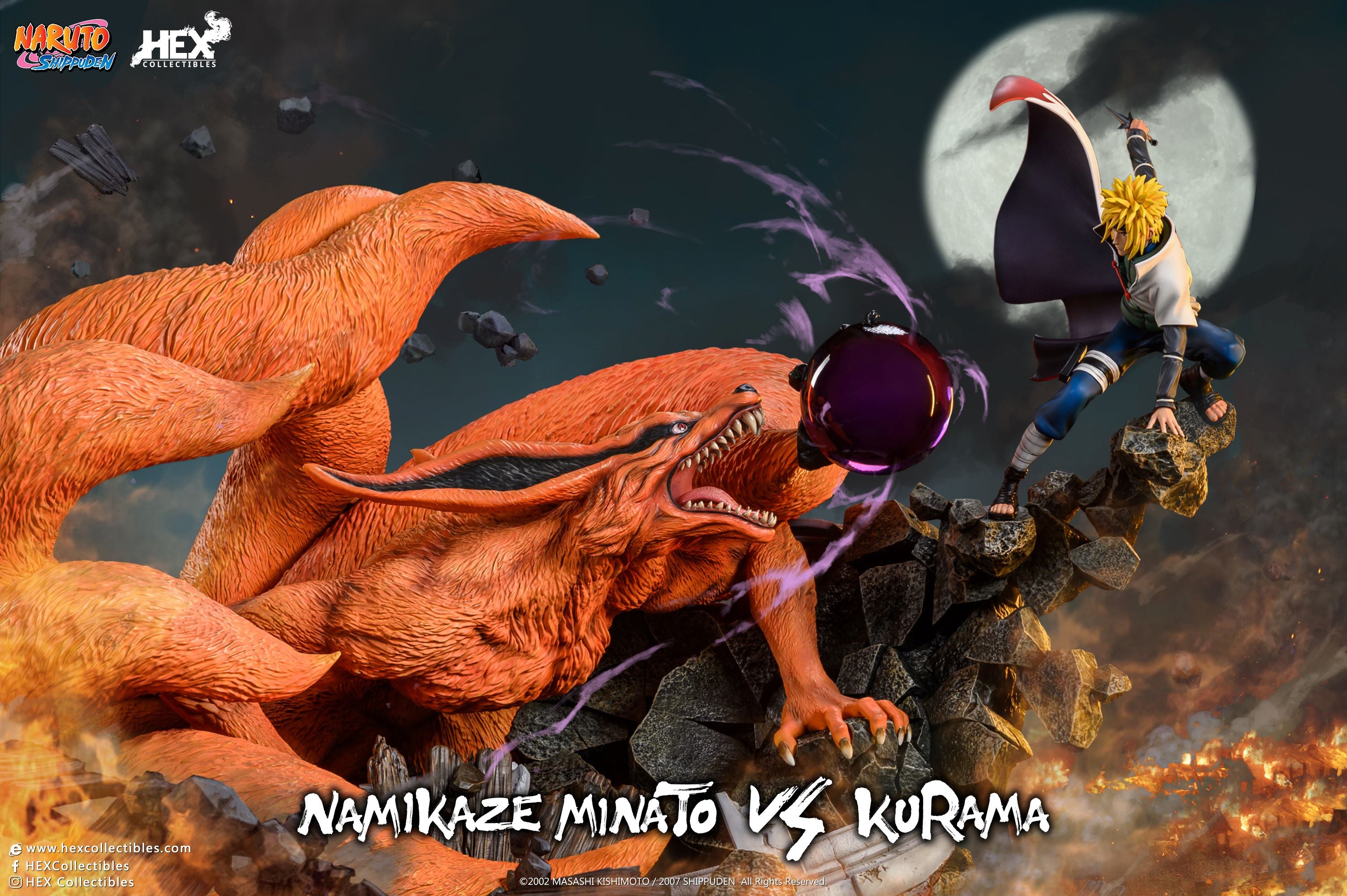 Hex Collectibles - Naruto: Shippuden - Battle of Destiny: Namikaze Minato vs. Kurama Limited Edition UDS