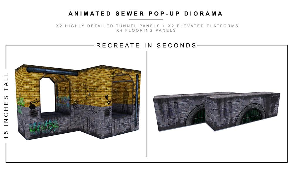 Animated Sewer 2.0 Pop-Up Diorama 1/12