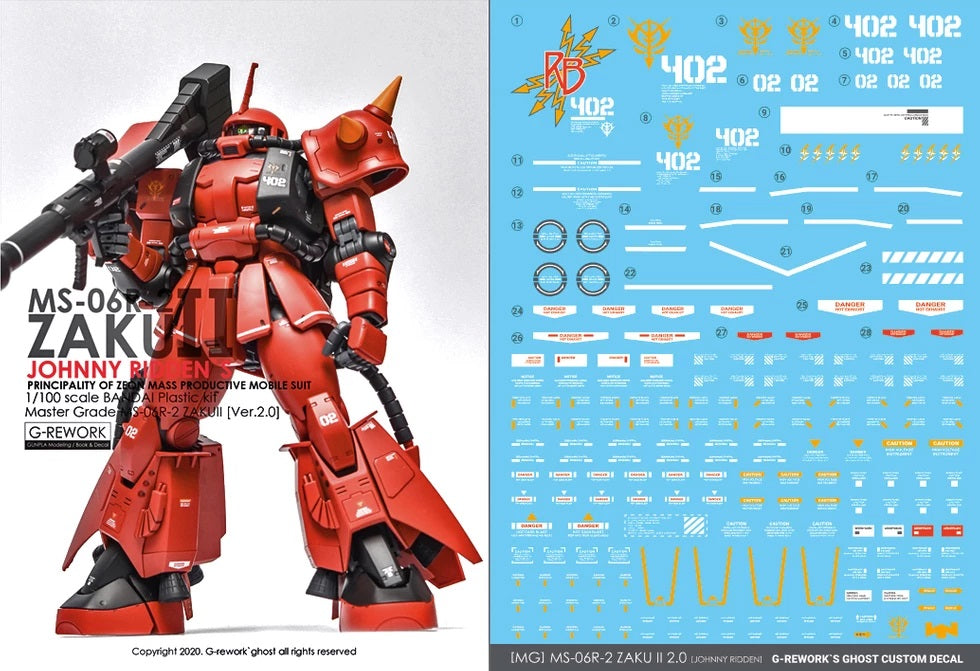 Gunprimer - G-Reworks - [MG] MS-06F/J Zaku 2 2.0 [Johnny Ridden]