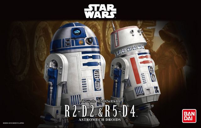 Star Wars Model - 1/12 R2-D2 & R5-D4