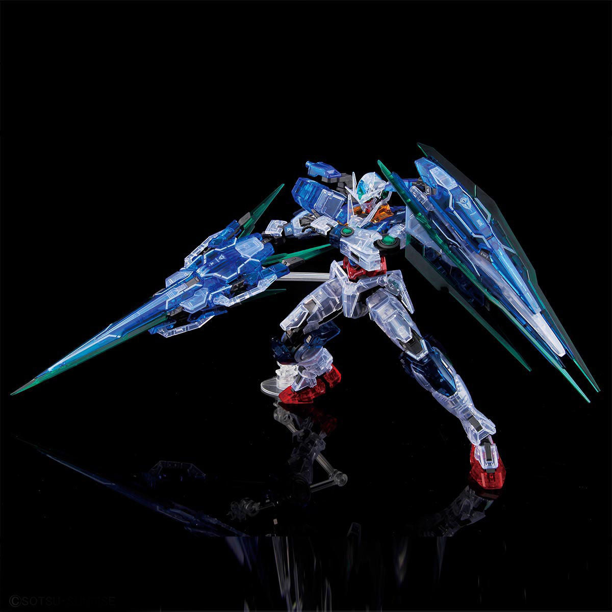 RG - GNT-0000 00 QAN[T] (QUANTA) [Clear Color] The Gundam Base Limited