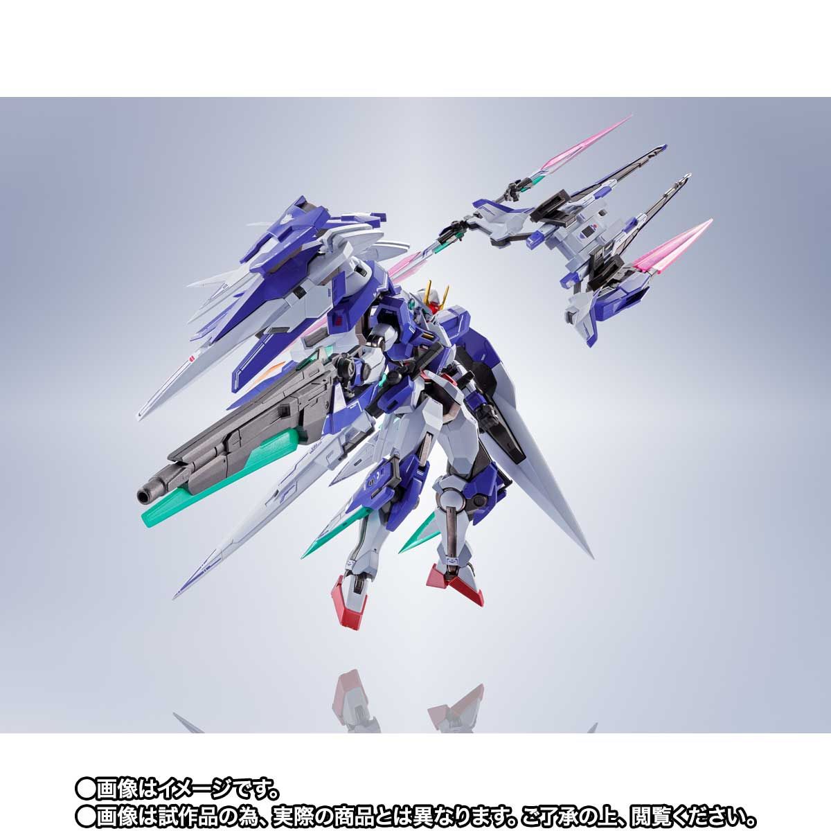 Metal Robot Damashii - 00 XN Raiser + Seven Sword + GN Sword II Blaster Set
