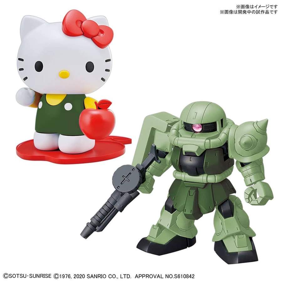 SD EX Standard - MS-06S Zaku 2 & Hello Kitty