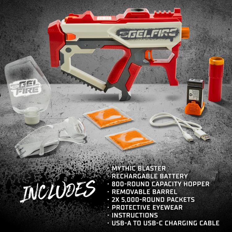 Nerf - Pro Gelfire Mythic Full Auto Blaster